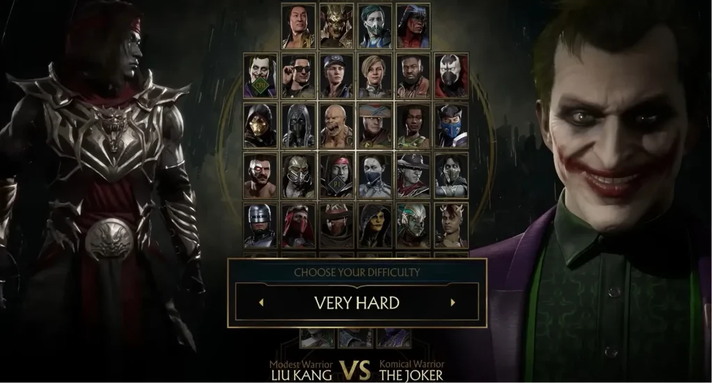 Mortal Kombat Mod APK Characters